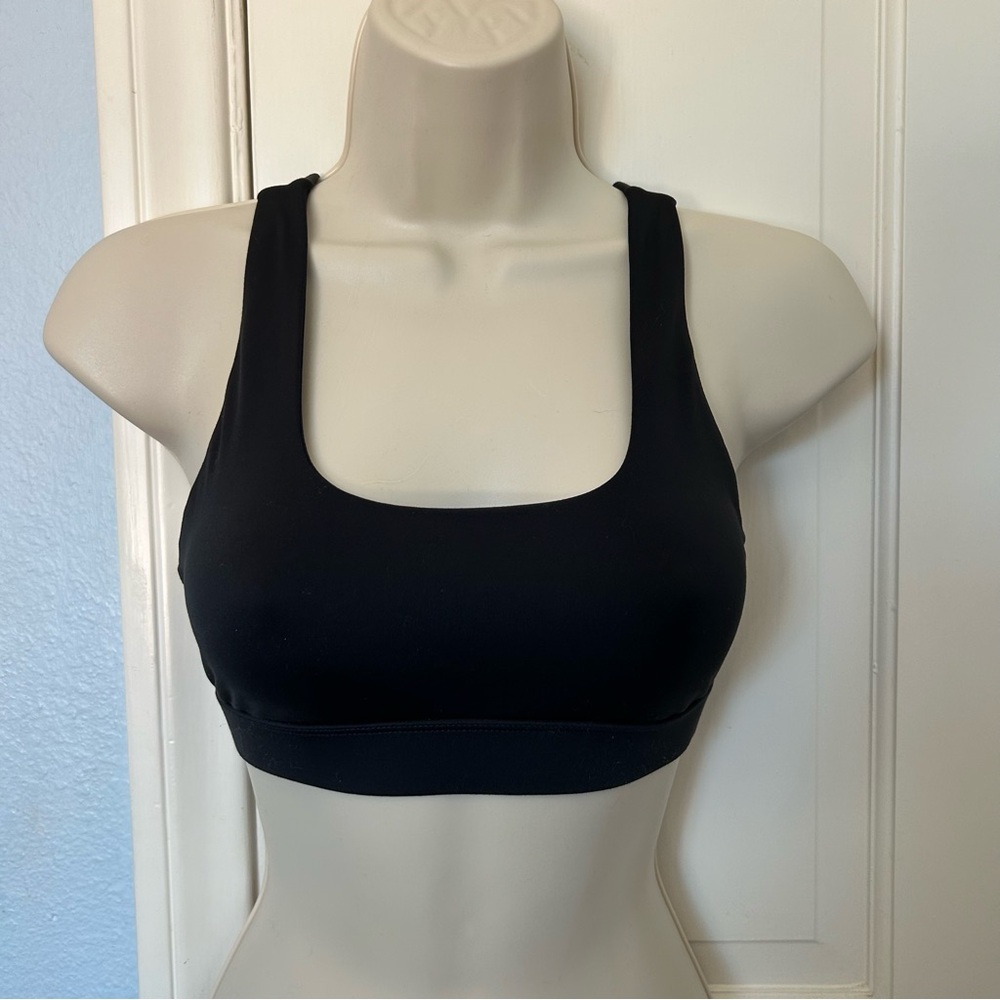 Girlfriend Collective Athletic Black Sports Bra NWOT